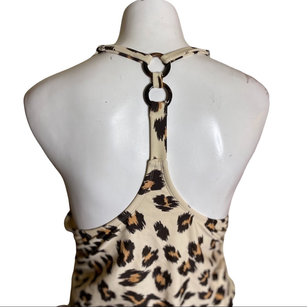 Women's Tortoise Ring One Piece Swimsuit Kona Sol Animal Print L - Picture 6 of 8